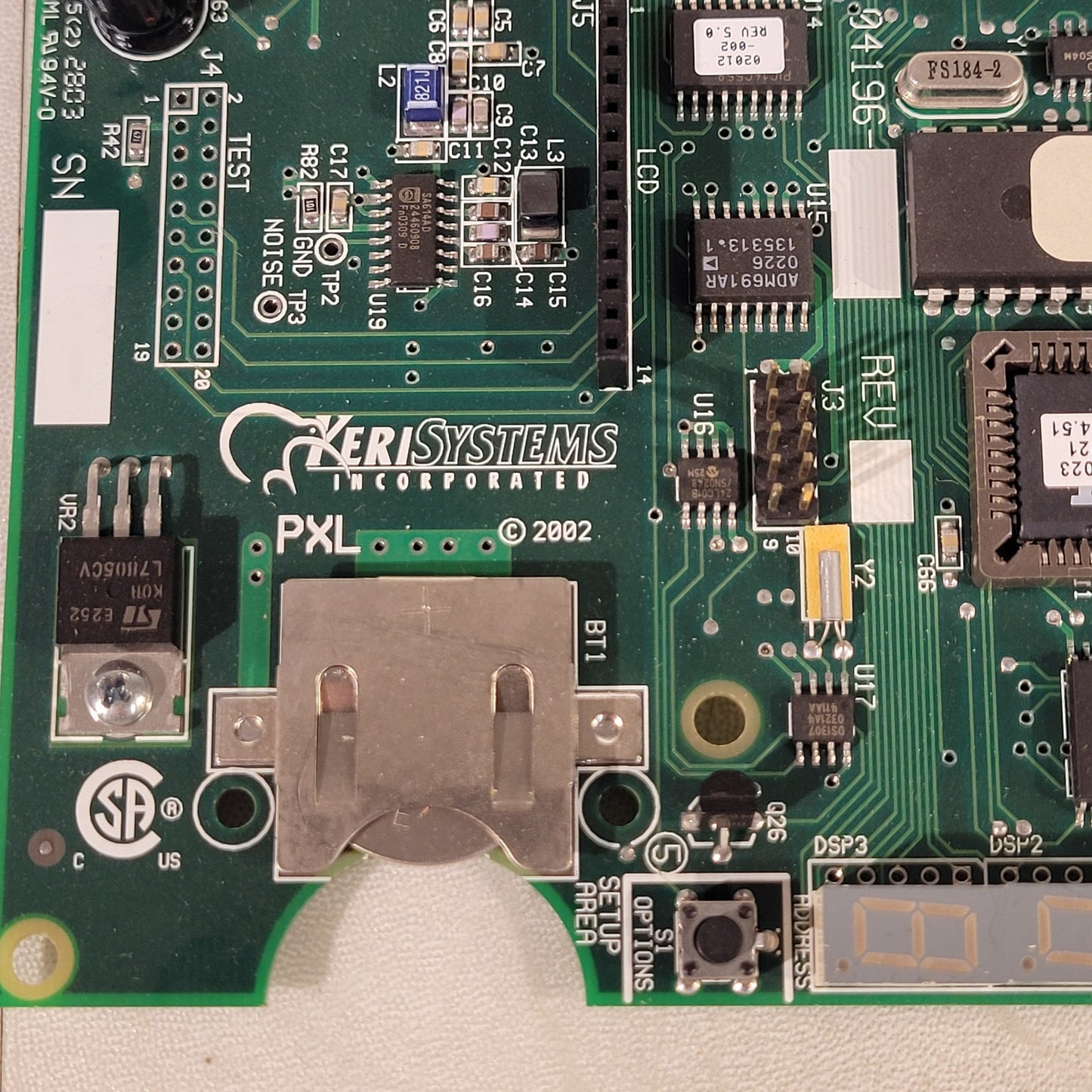 Vintage Keri Systems PXL Circuit Board Wireless Card Reader Control PCB 04196