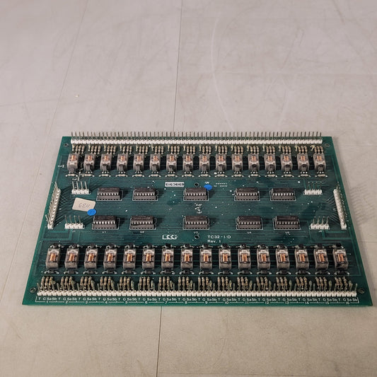 Barrie TC32-I/O Rev I Control Solenoid Circuit Board PCB Telecor