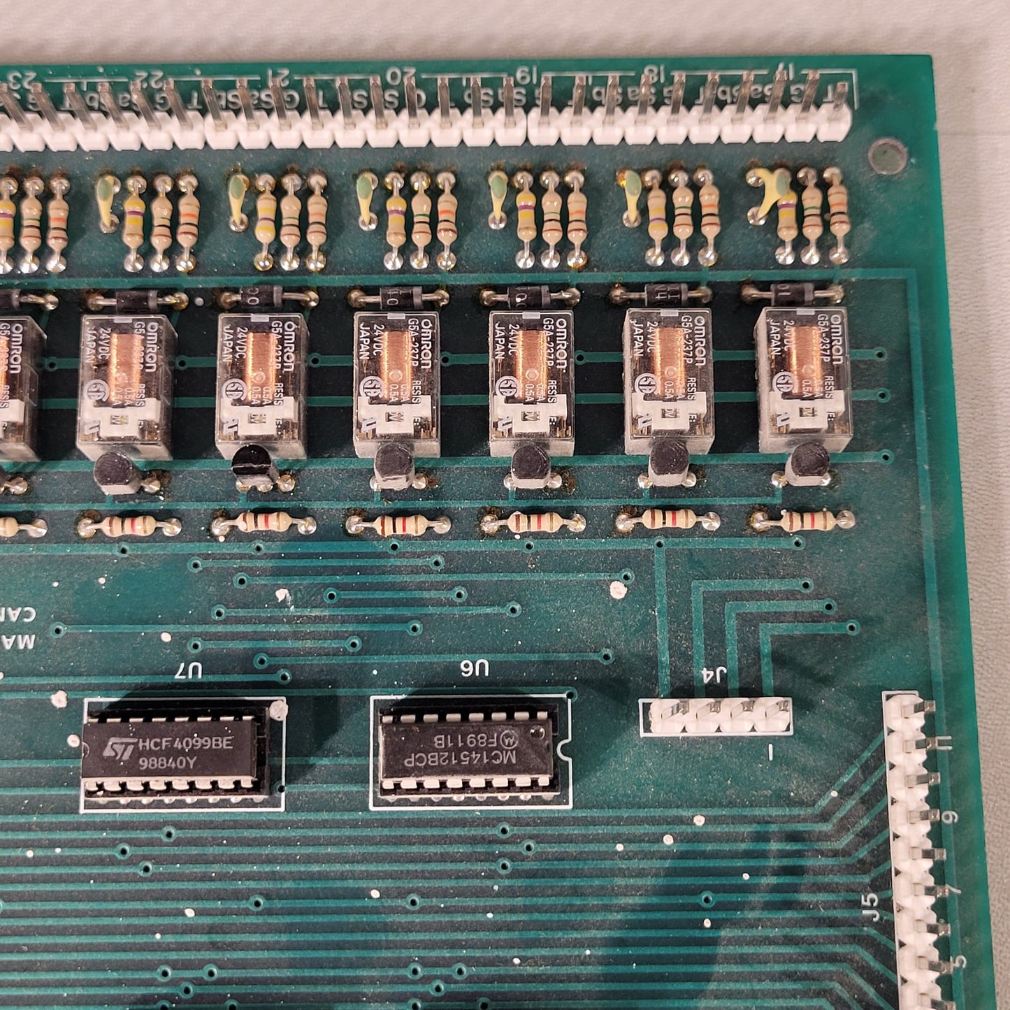 Barrie TC32-I/O Rev I Control Solenoid Circuit Board PCB Telecor