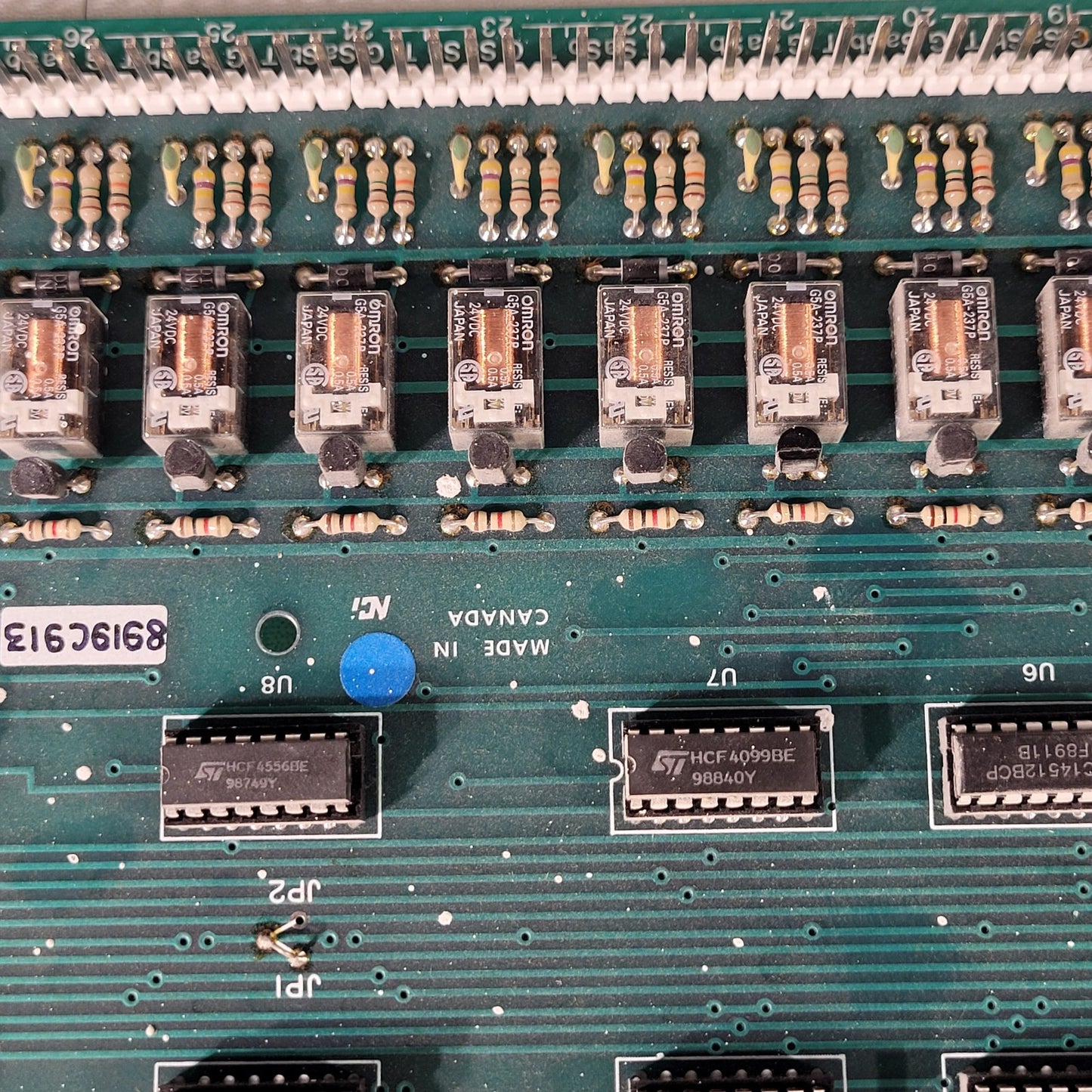 Barrie TC32-I/O Rev I Control Solenoid Circuit Board PCB Telecor