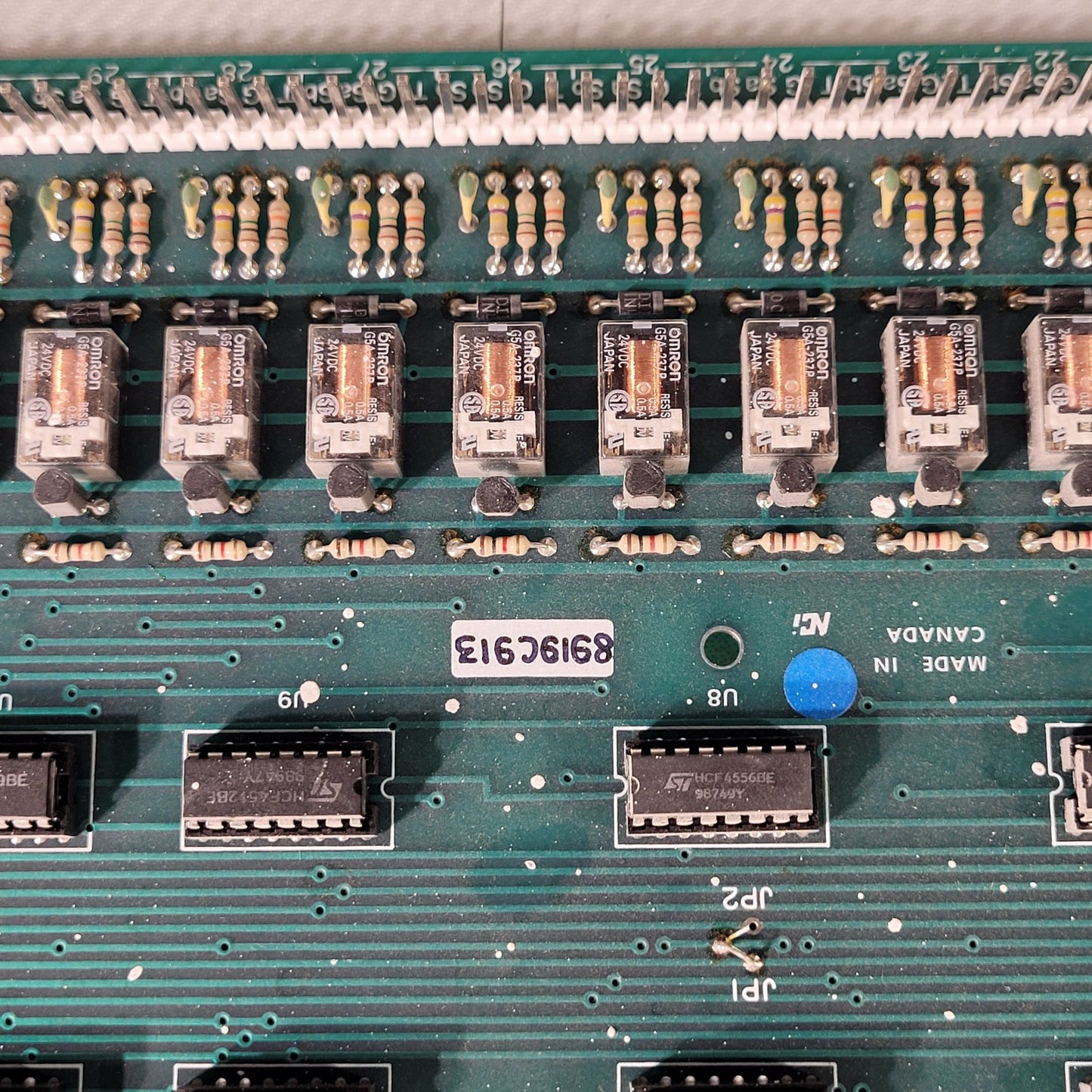 Barrie TC32-I/O Rev I Control Solenoid Circuit Board PCB Telecor