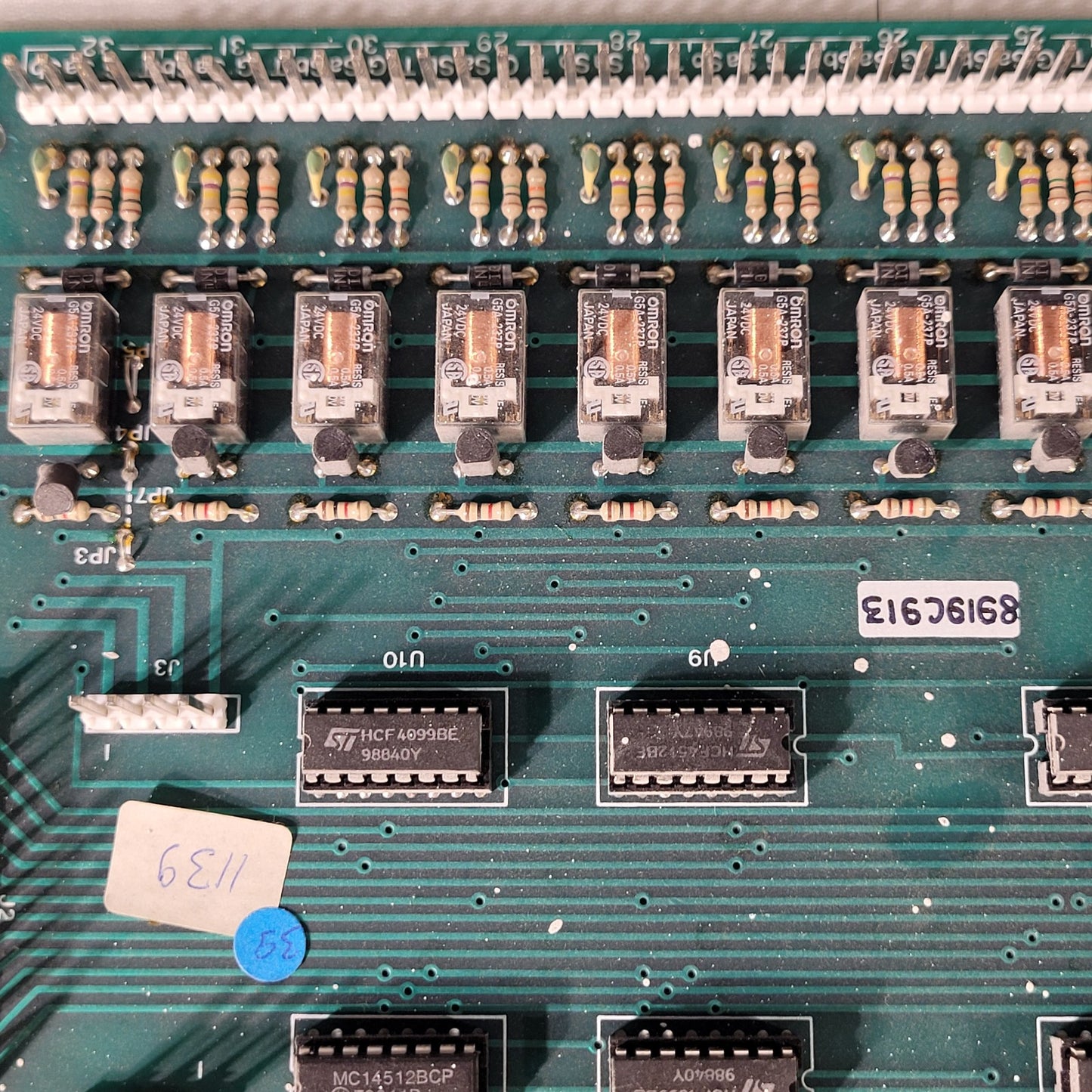 Barrie TC32-I/O Rev I Control Solenoid Circuit Board PCB Telecor