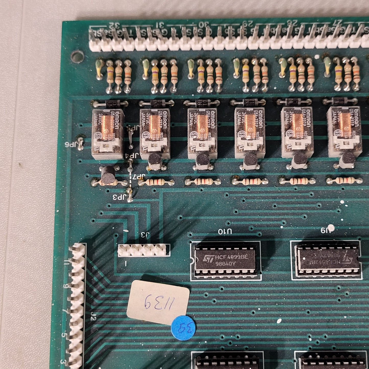 Barrie TC32-I/O Rev I Control Solenoid Circuit Board PCB Telecor