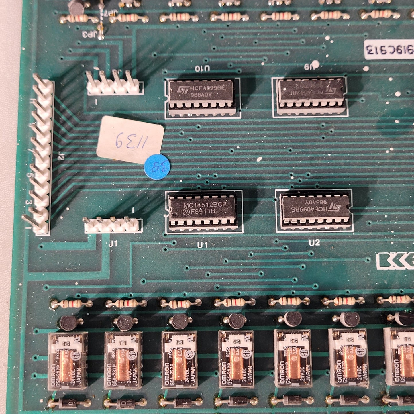 Barrie TC32-I/O Rev I Control Solenoid Circuit Board PCB Telecor