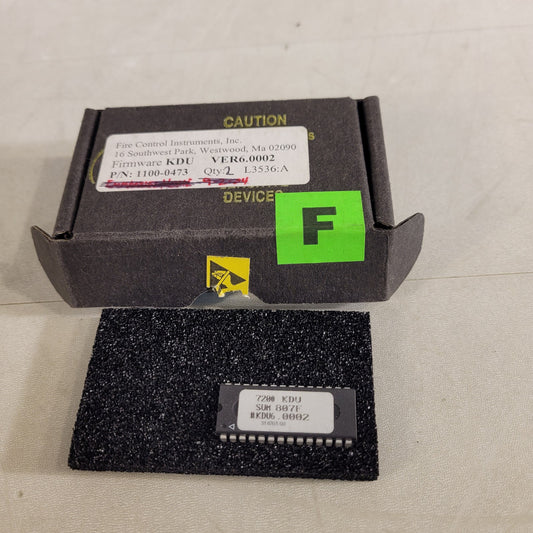 FCI 7200 KDU Ver. 6.0002 Firmware Chip 1100-0473 Honeywell Fire Control Instrume
