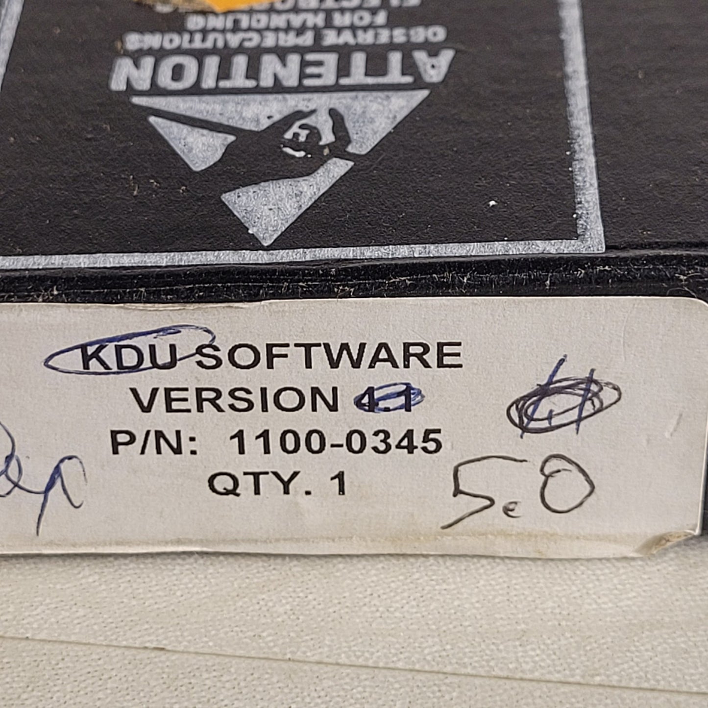 FCI 7200 KDU Ver. 5.0 Firmware Chip Honeywell Fire Control Instruments