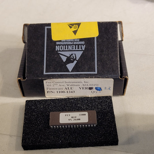 FCI 7200 ALU Ver. 5.2600 Firmware Chip Honeywell Fire Control Instruments