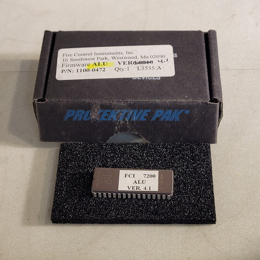 FCI 7200 ALU Ver. 4.1 Firmware Chip Honeywell Fire Control Instruments