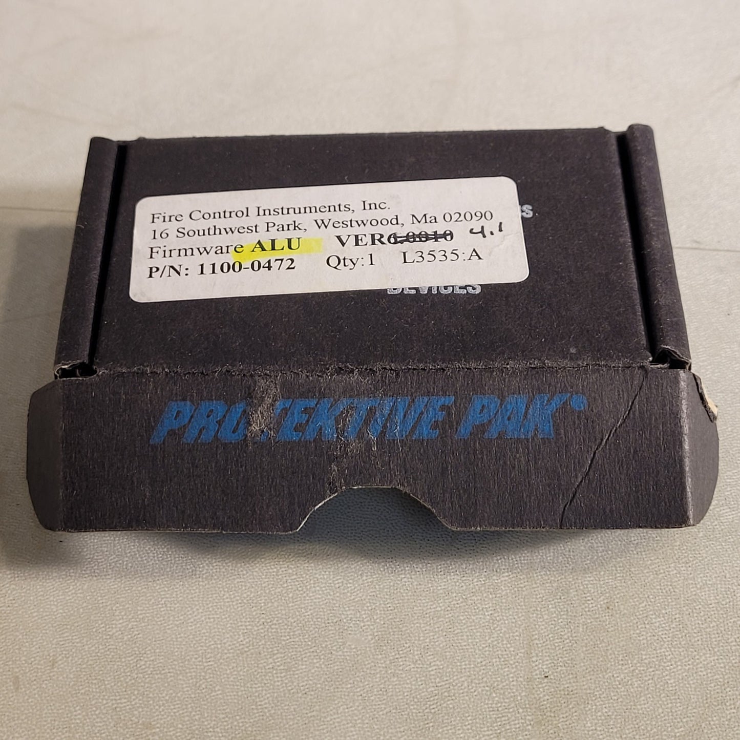 FCI 7200 ALU Ver. 4.1 Firmware Chip Honeywell Fire Control Instruments