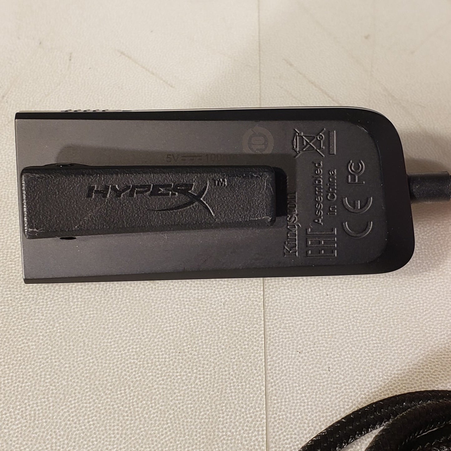 Kingston HyperX HX-USCCAMSS-BK Cloud II DSP USB Sound Card 7.1 Surround Sound