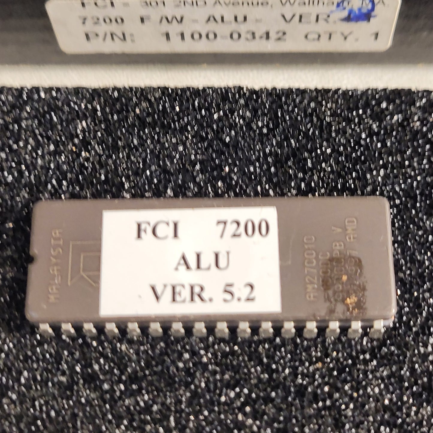 FCI 7200 ALU Ver. 5.2 Firmware Chip 1100-1243 Honeywell Fire Control Instruments
