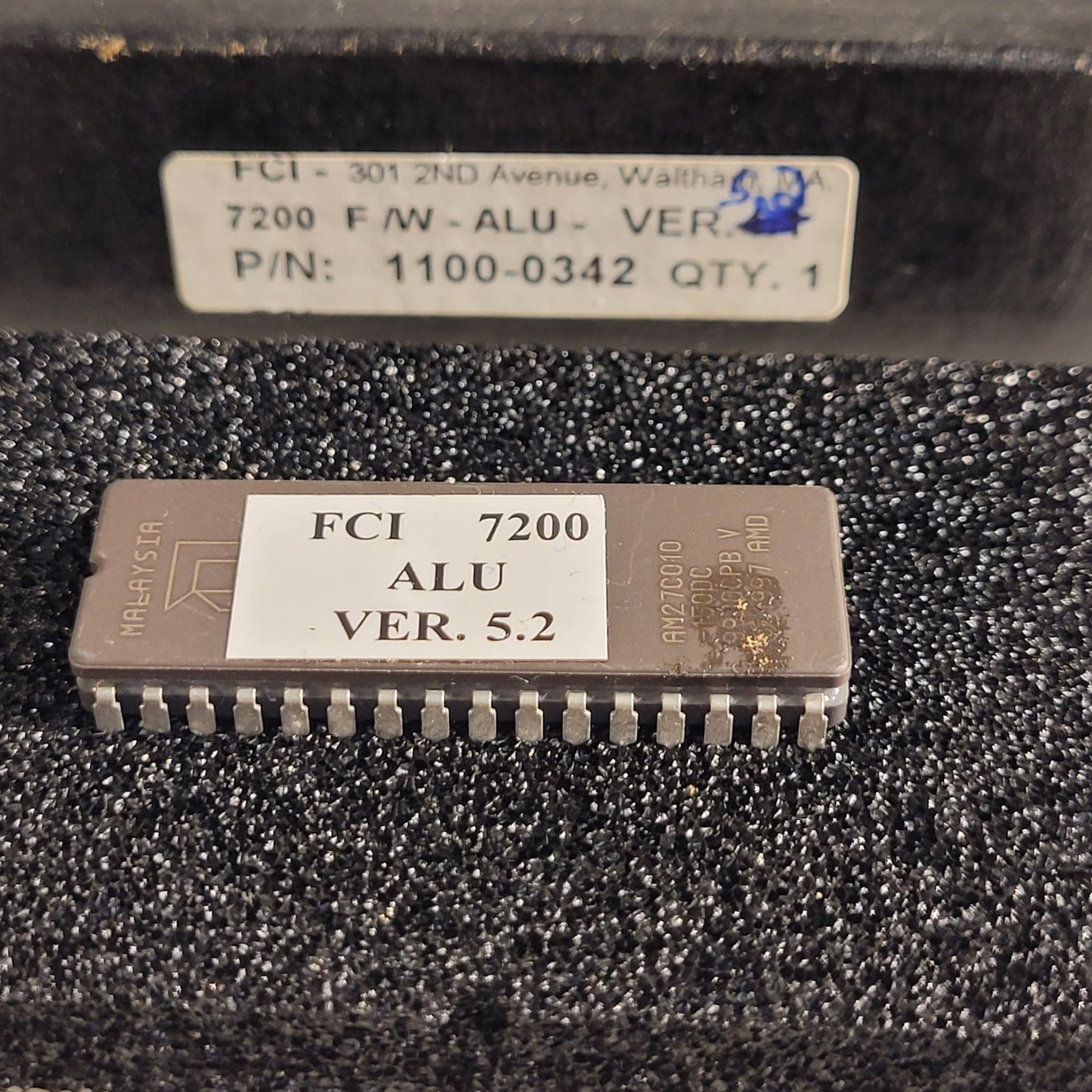 FCI 7200 ALU Ver. 5.2 Firmware Chip 1100-1243 Honeywell Fire Control Instruments