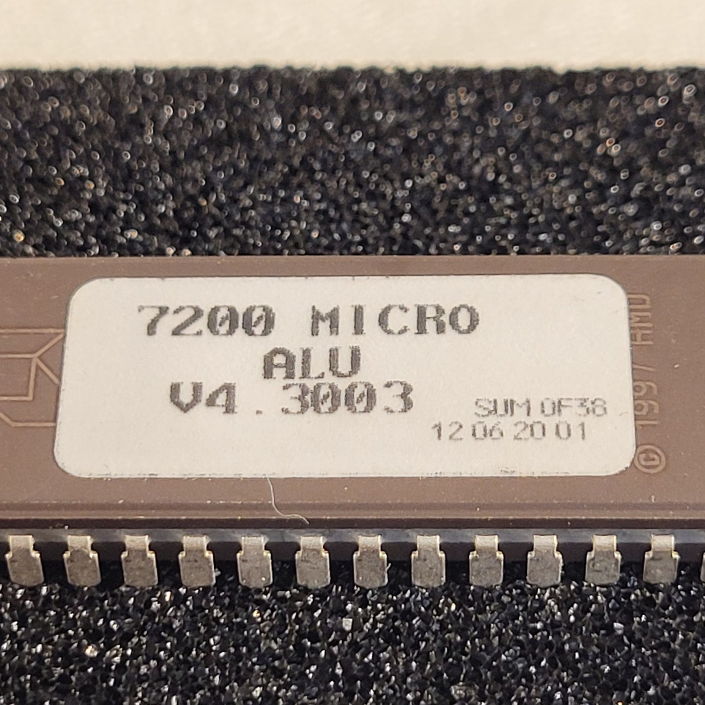 FCI 7200 ALU Ver. 4.3003 Firmware Chip Honeywell Fire Control Instruments