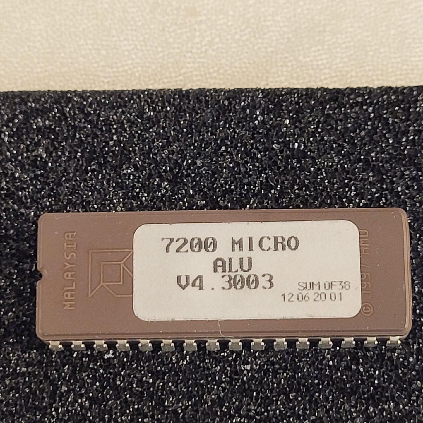 FCI 7200 ALU Ver. 4.3003 Firmware Chip Honeywell Fire Control Instruments