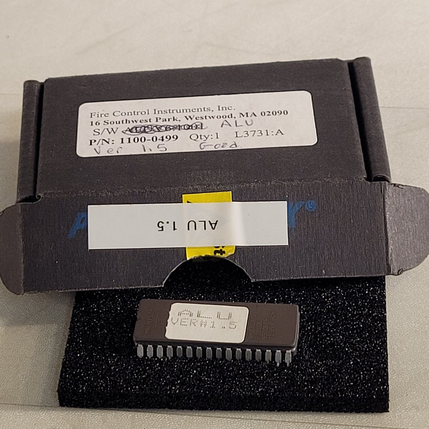 FCI 7200 ALU Ver. 1.5 Firmware Chip Honeywell Fire Control Instruments