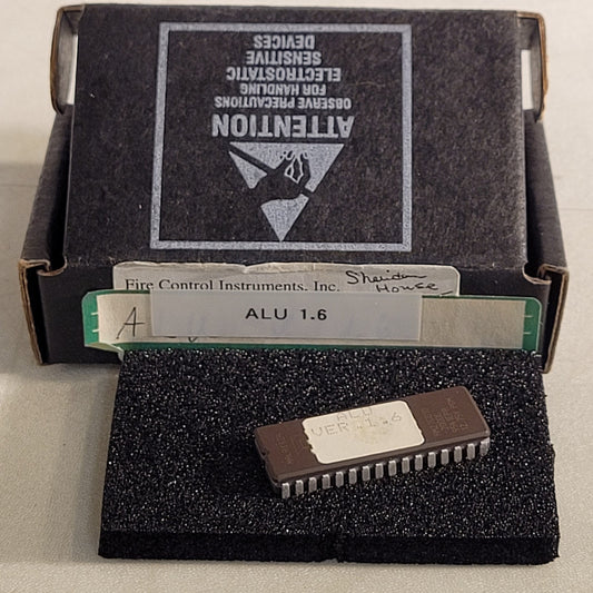 FCI 7200 ALU Ver. 1.6 Firmware Chip Honeywell Fire Control Instruments