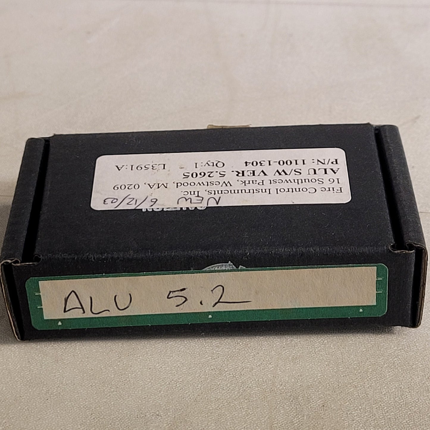 FCI 7200 ALU Ver. 5.2605 Firmware Chip 1100-1304 Honeywell Fire Control Instr