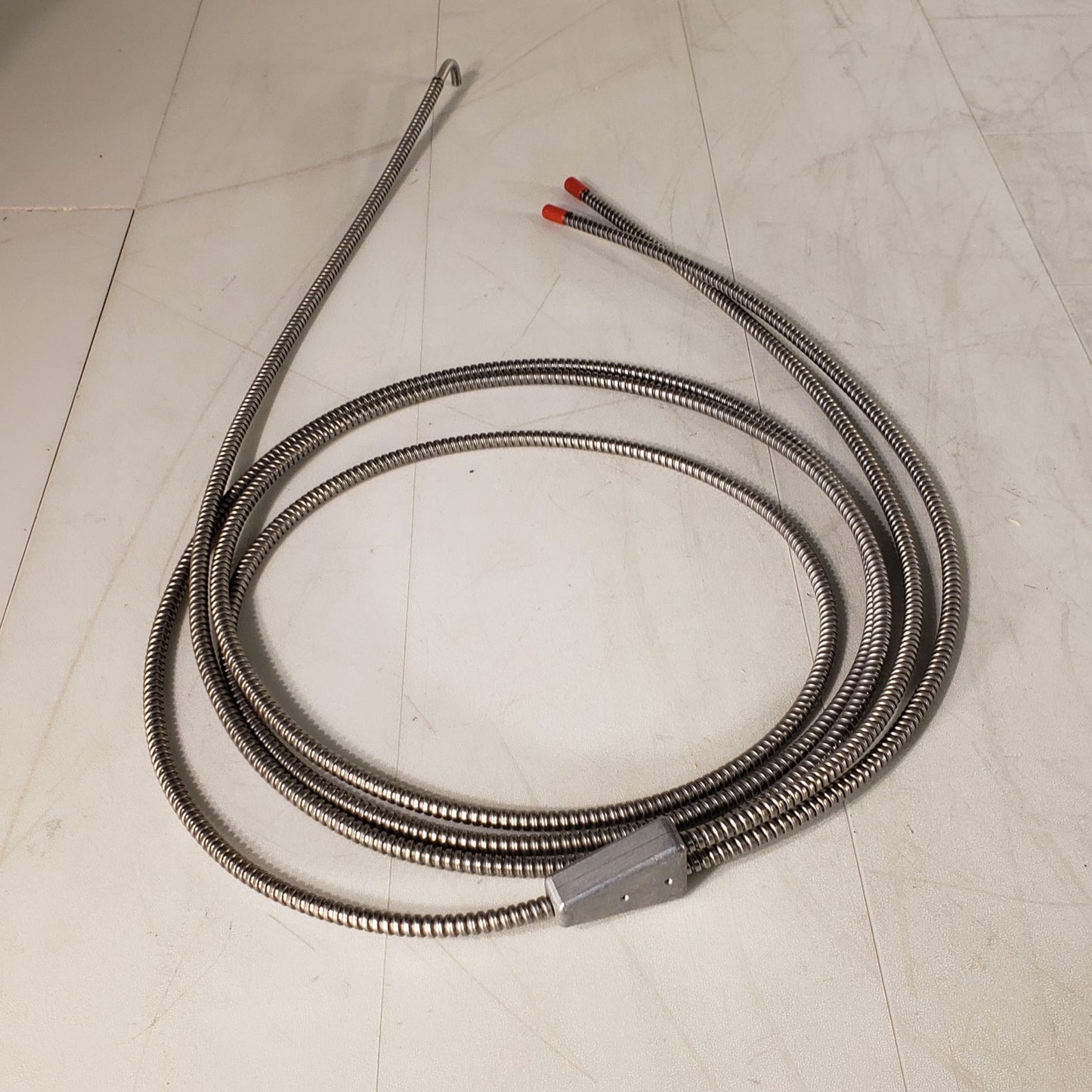 Fiber Optic Cable 10 Feet Long, 2-Way Splitter Bifurcated Flexible Armored Optic