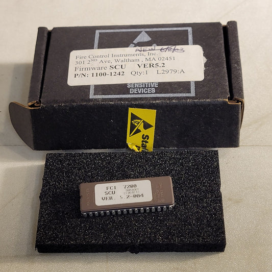 FCI 7200 SCU Ver. 5.2-004 Firmware Chip Honeywell Fire Control Instruments