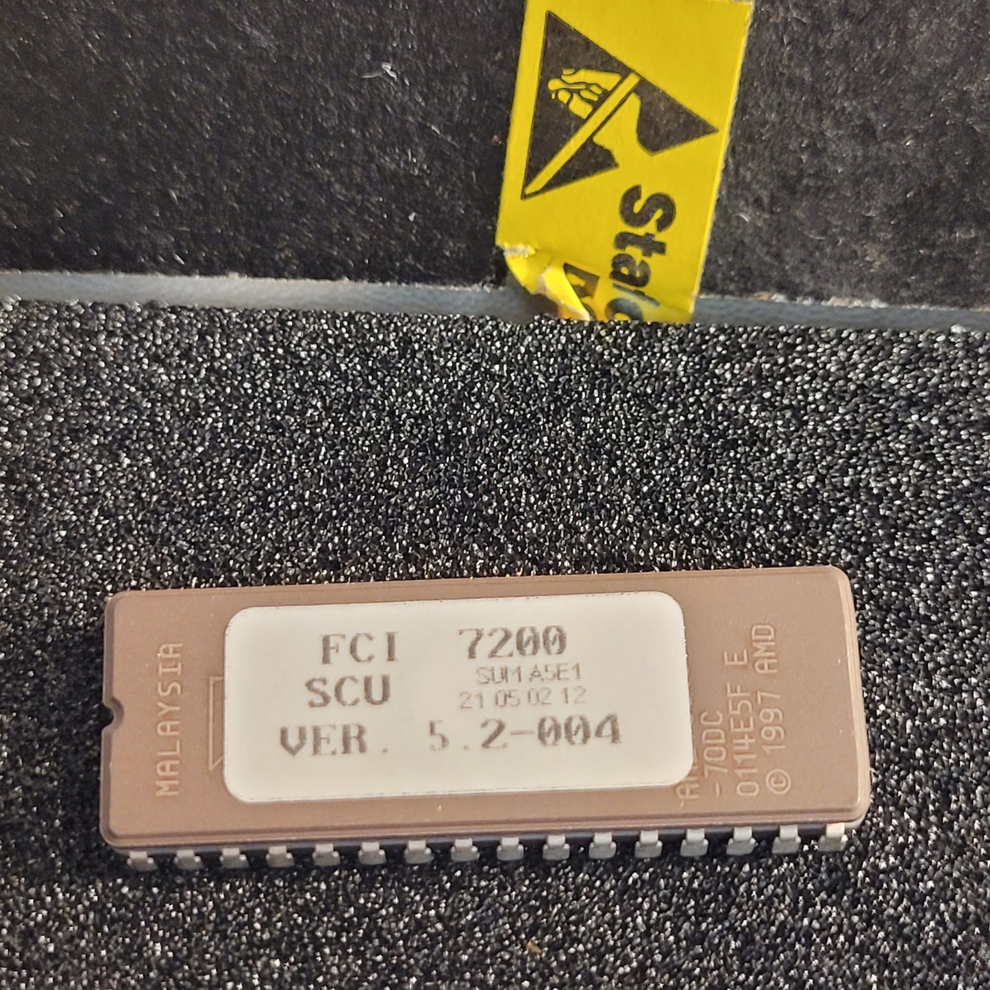FCI 7200 SCU Ver. 5.2-004 Firmware Chip Honeywell Fire Control Instruments