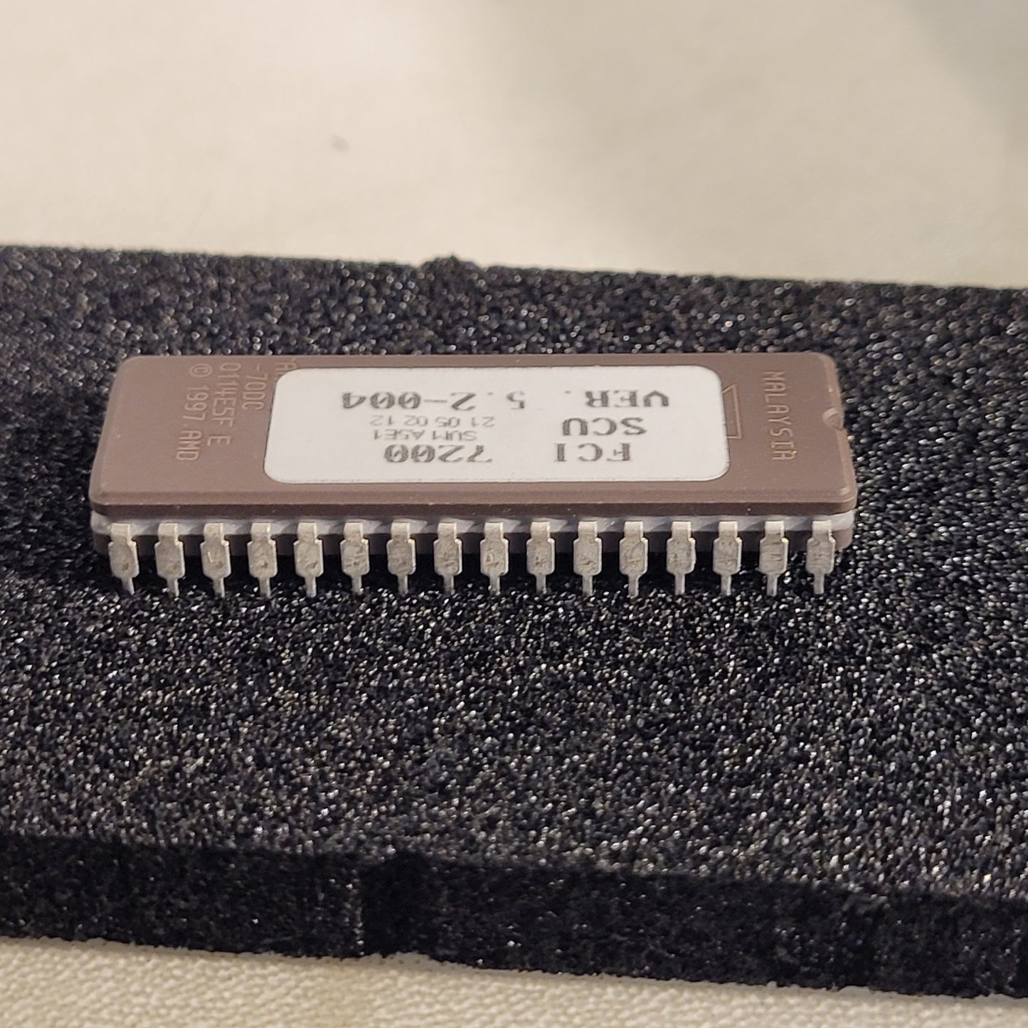 FCI 7200 SCU Ver. 5.2-004 Firmware Chip Honeywell Fire Control Instruments