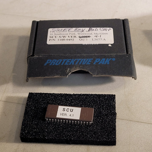 FCI 7200 SCU Ver. 4.1 Firmware Chip Honeywell Fire Control Instruments