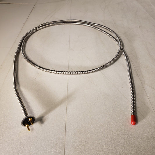 Fiber Optic Cable 5 Feet Long, Flexible Single Strand 2-Pin Optical Connector