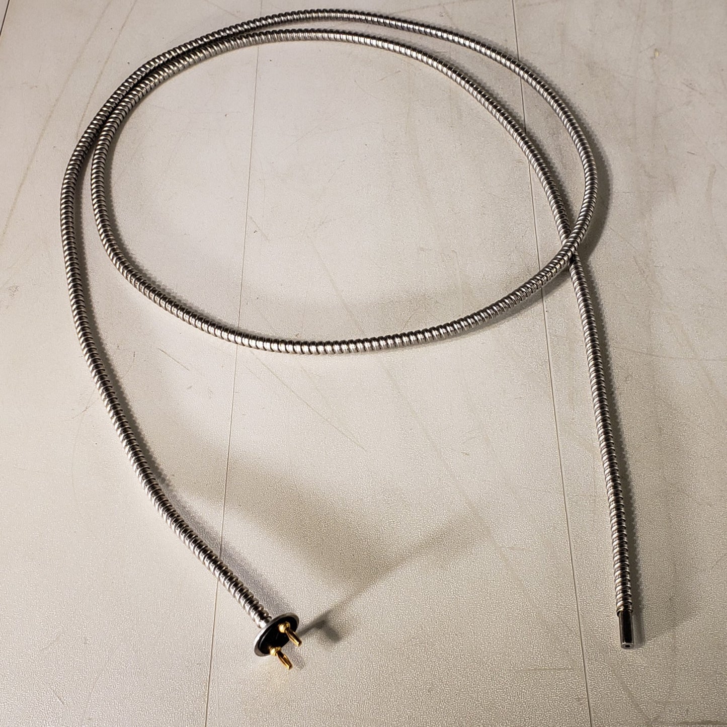 Fiber Optic Cable 5 Feet Long, Flexible Single Strand 2-Pin Optical Connector
