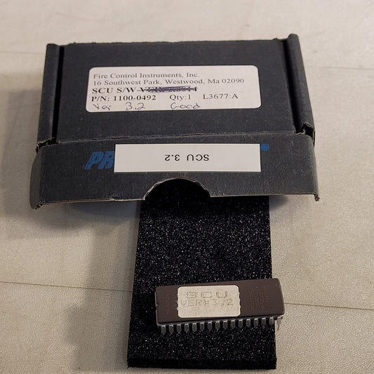 FCI 7200 SCU Ver. 3.2 Firmware Chip Honeywell Fire Control Instruments