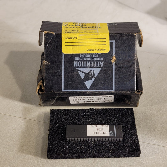 FCI 7200 DIU Ver. 4.1 Firmware Chip 1100-0343 Honeywell Fire Control Instruments