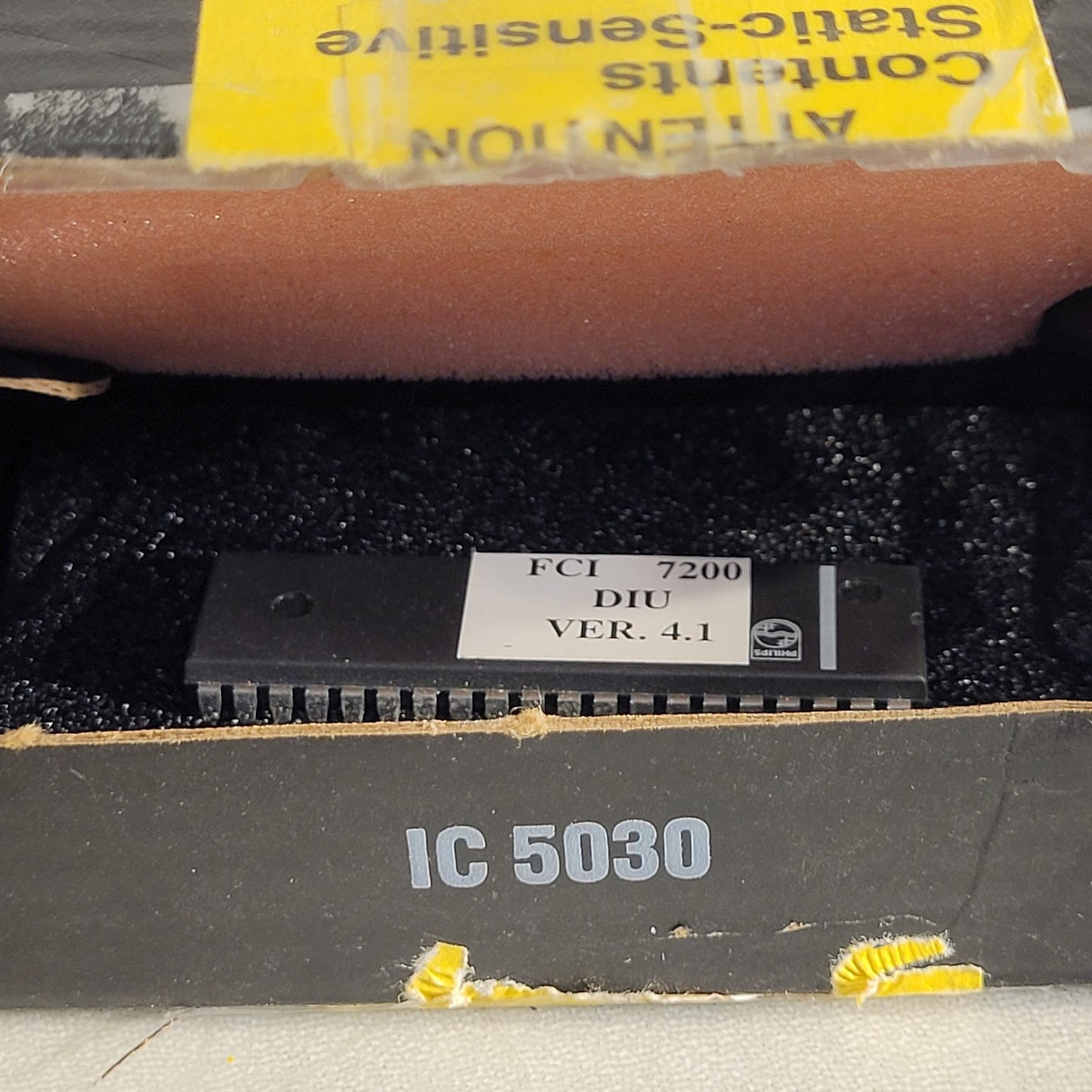 FCI 7200 DIU Ver. 4.1 Firmware Chip 1100-0343 Honeywell Fire Control Instruments