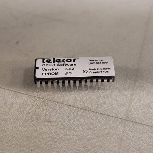 Telecor CPU-1 Software Version 5.52 Eprom 3 Firmware Chip