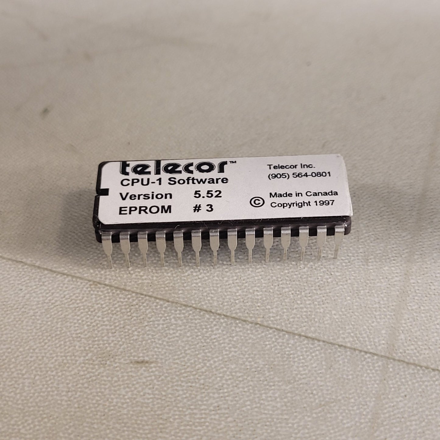 Telecor CPU-1 Software Version 5.52 Eprom 3 Firmware Chip