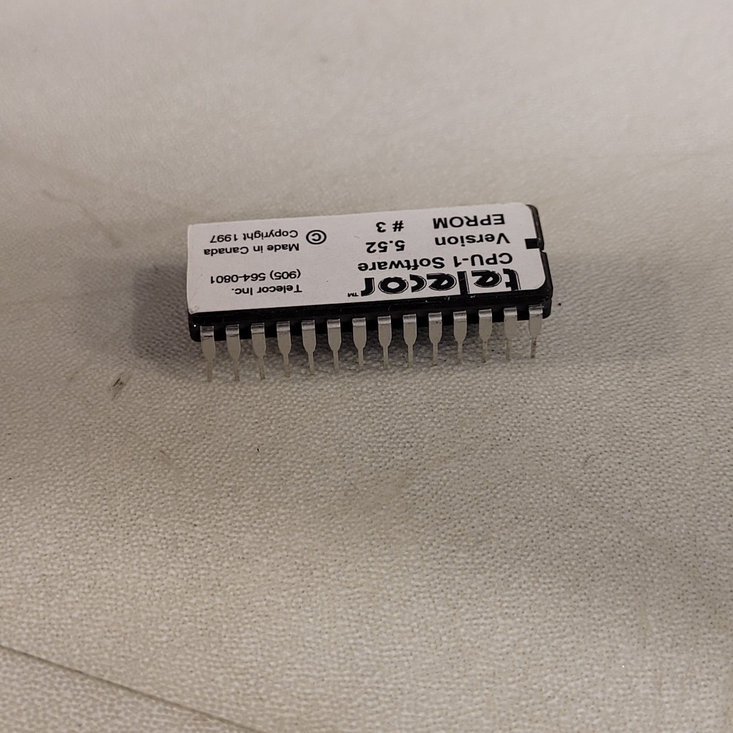Telecor CPU-1 Software Version 5.52 Eprom 3 Firmware Chip