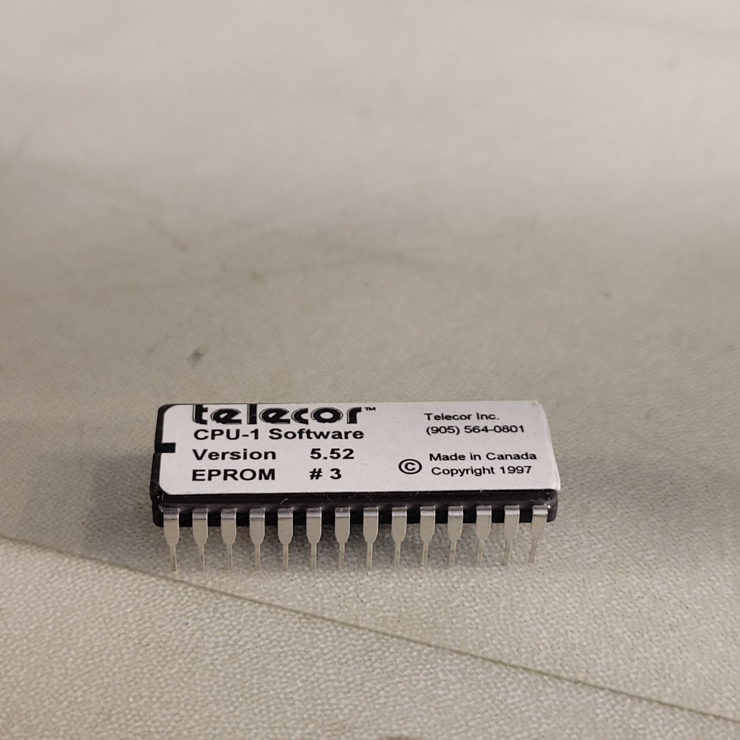 Telecor CPU-1 Software Version 5.52 Eprom 3 Firmware Chip