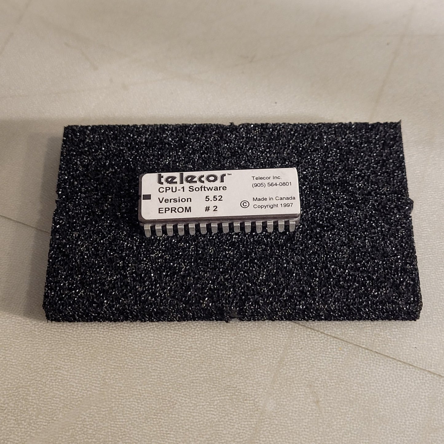 Telecor CPU-1 Software Version 5.52 Eprom 2 Firmware Chip