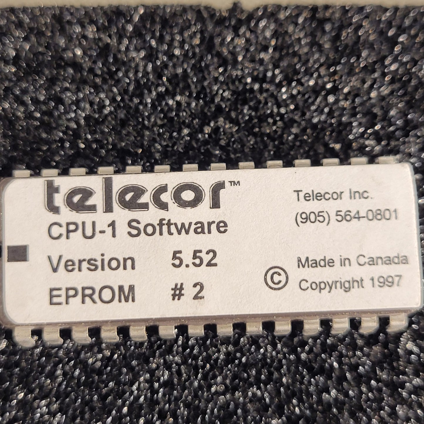 Telecor CPU-1 Software Version 5.52 Eprom 2 Firmware Chip