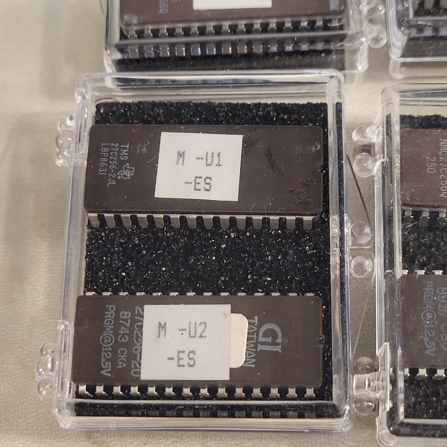 Lot of 6 Sets of Fisher Berkeley Eprom HPCM H-ESS B09047-38 Firmware Chip