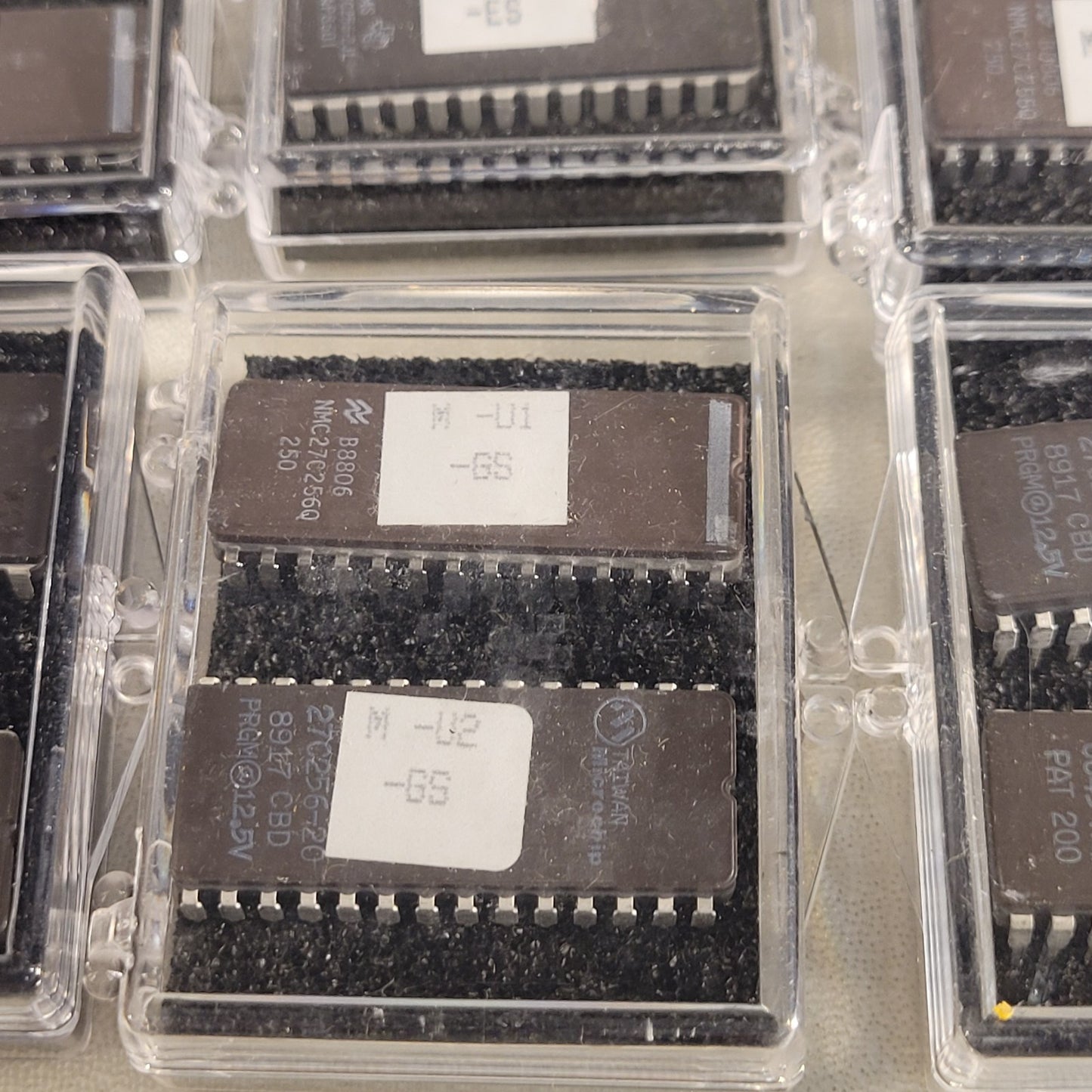 Lot of 6 Sets of Fisher Berkeley Eprom HPCM H-ESS B09047-38 Firmware Chip