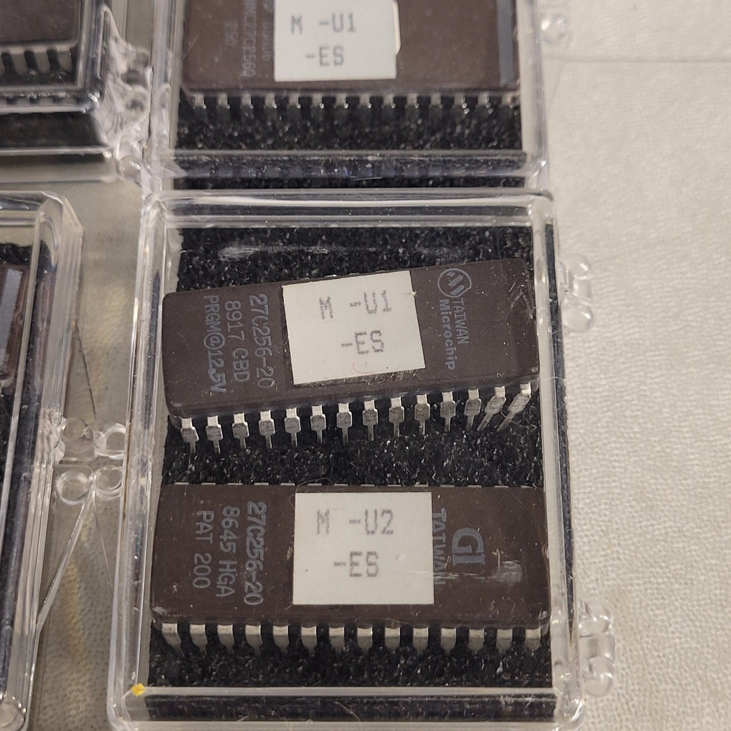 Lot of 6 Sets of Fisher Berkeley Eprom HPCM H-ESS B09047-38 Firmware Chip