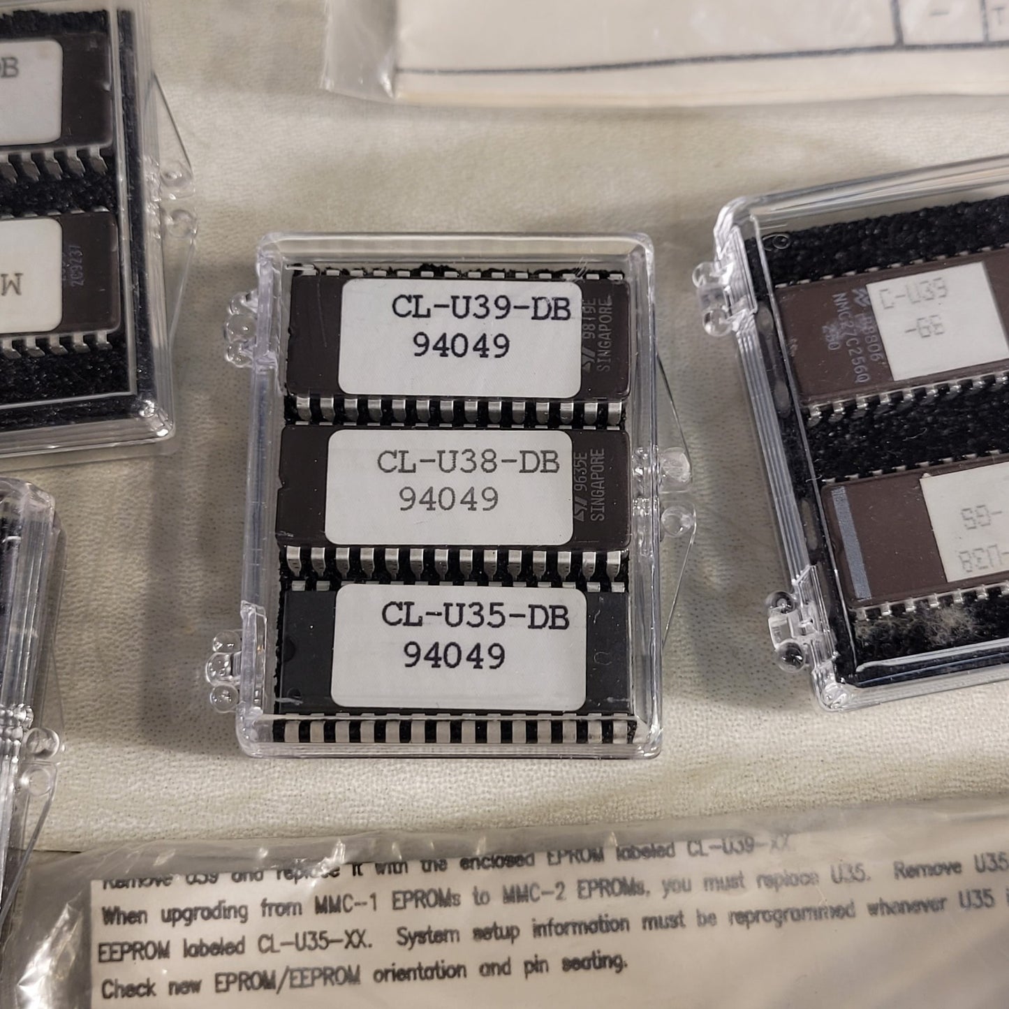 Lot Of Miscellaneous Fisher Berkeley Ektacom Firmware Chips 92280 94049 92282