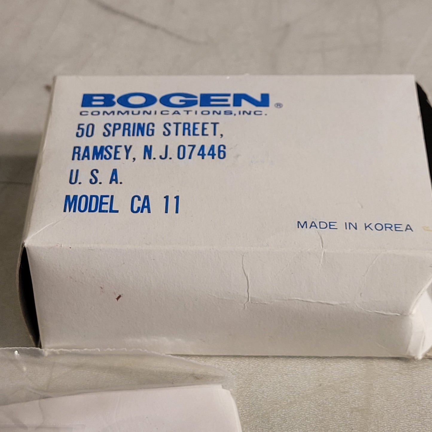 Bogen CA-11 Call Privacy Switch Press To Intercom Switch Electronic Rocker Plate