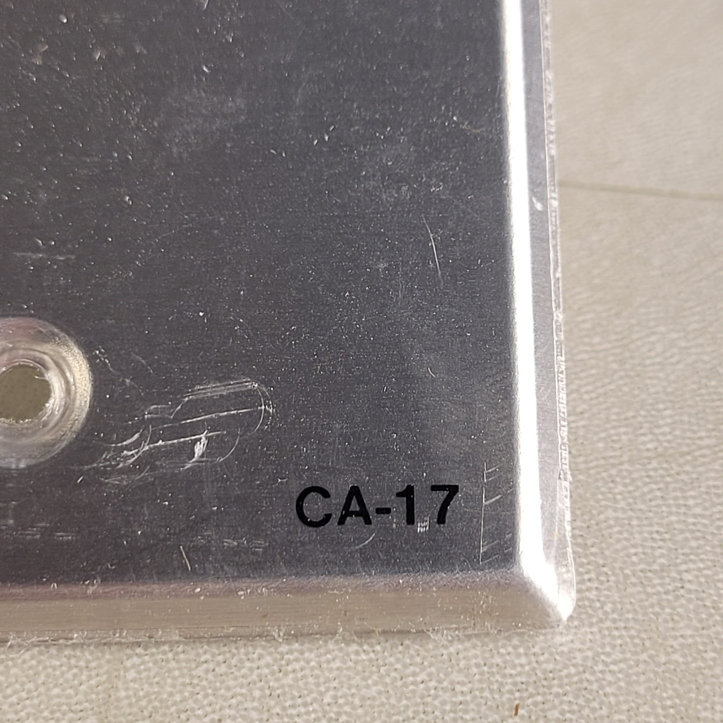 Bogen CA-17 Push To Call Button Intercom Switch Stainless Steel Plate