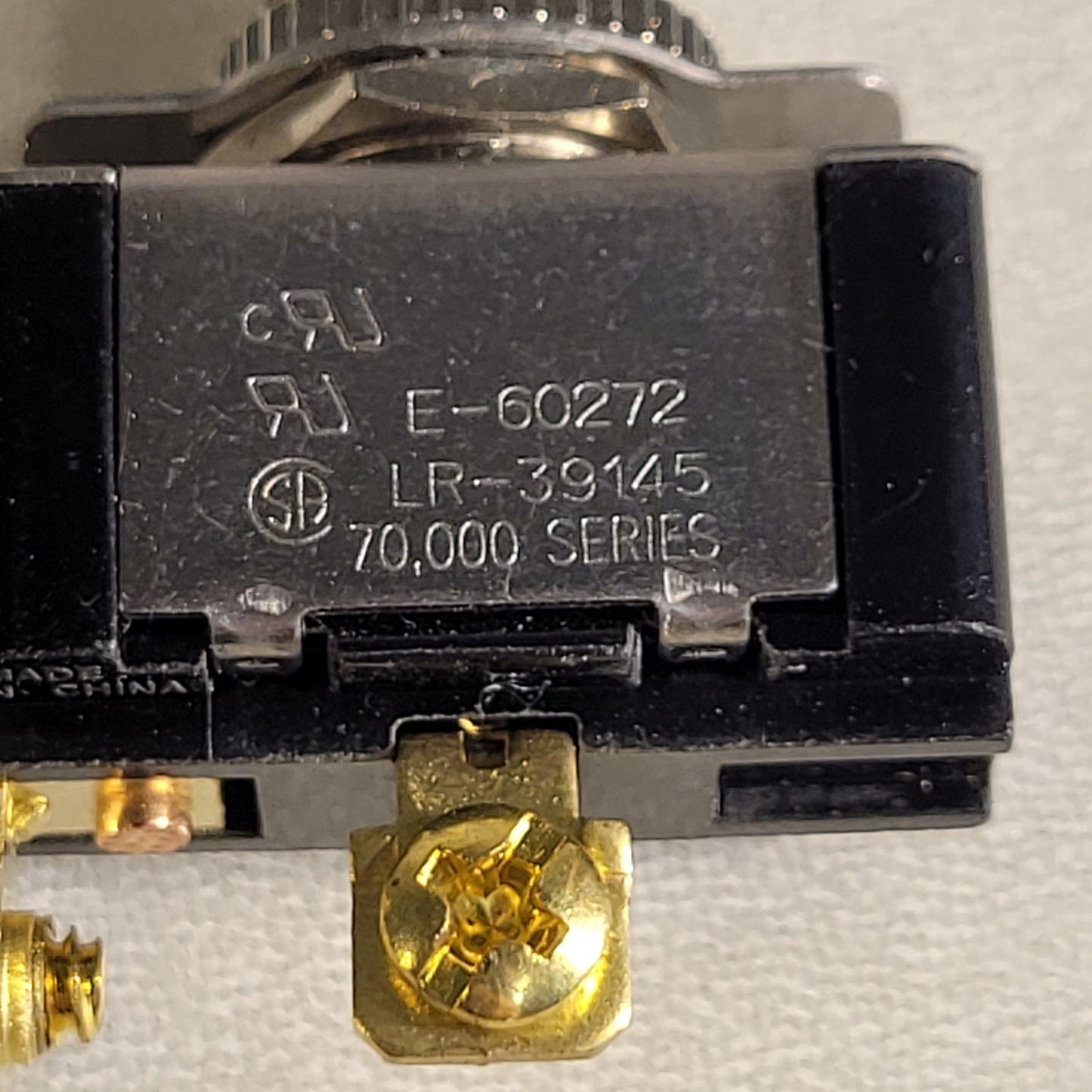 Gardner Bender E-60272 LR-39145 Toggle On Off Switch 70000 Series 3/4 HP