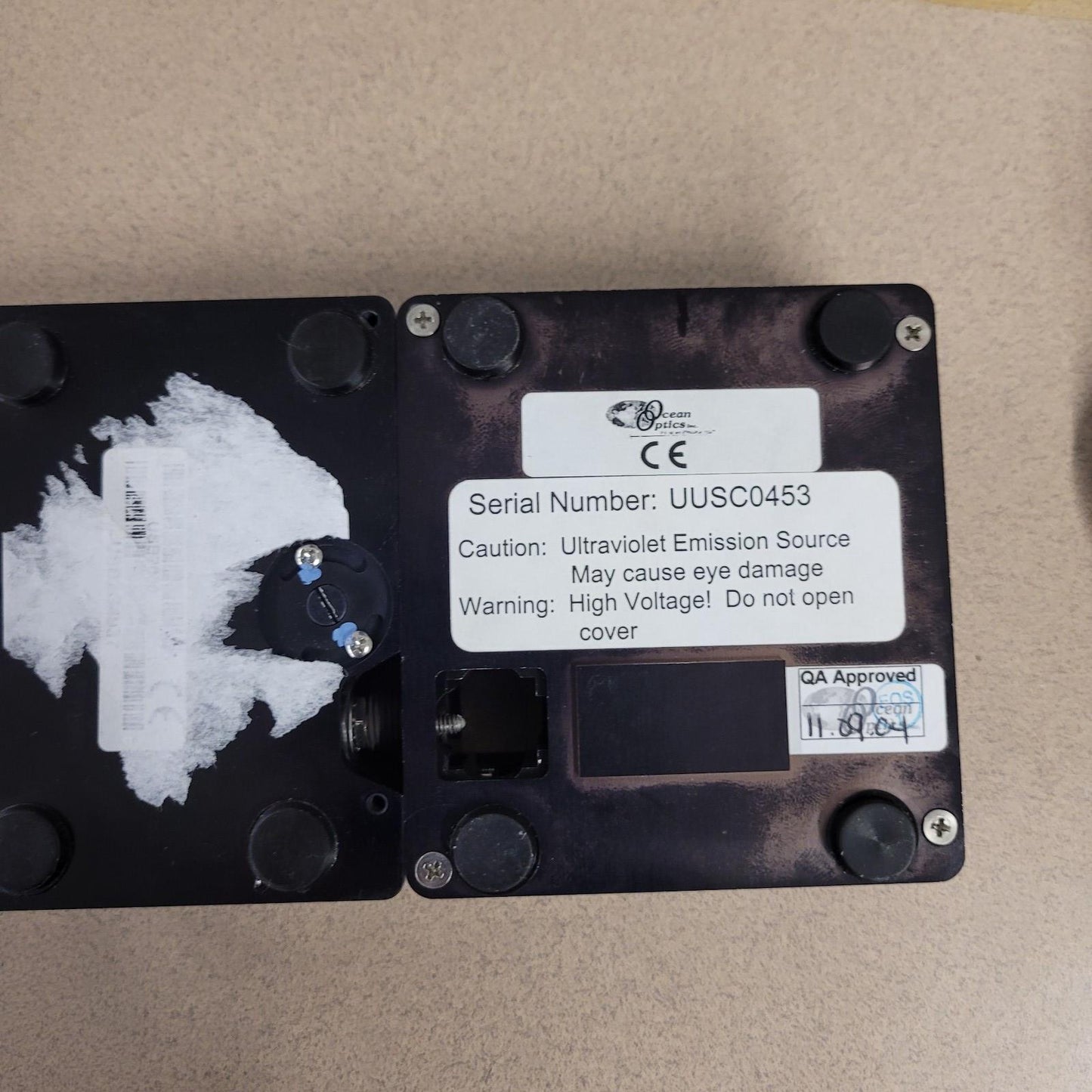 Ocean Optics USB2000 Spectrometer USB-ISS-UV/VIS Lamp and Software