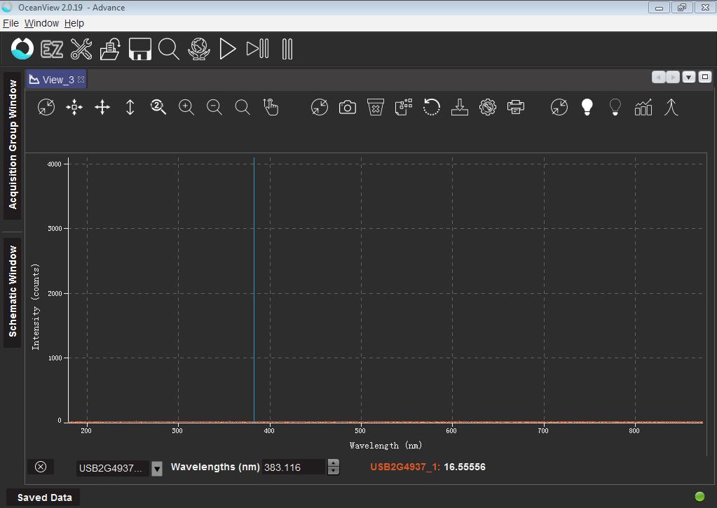 Ocean Optics USB2000 Spectrometer USB-ISS-UV/VIS Lamp and Software