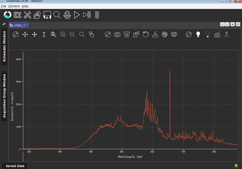 Ocean Optics USB2000 Spectrometer USB-ISS-UV/VIS Lamp and Software