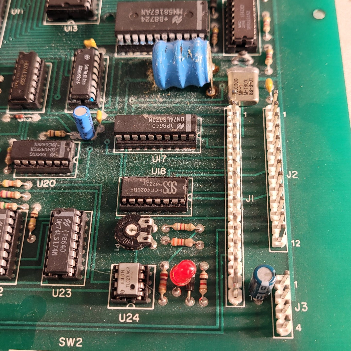 BCE Barrie Telecor TC32-CPU Rev 3 Circuit Board PCB Control Computer