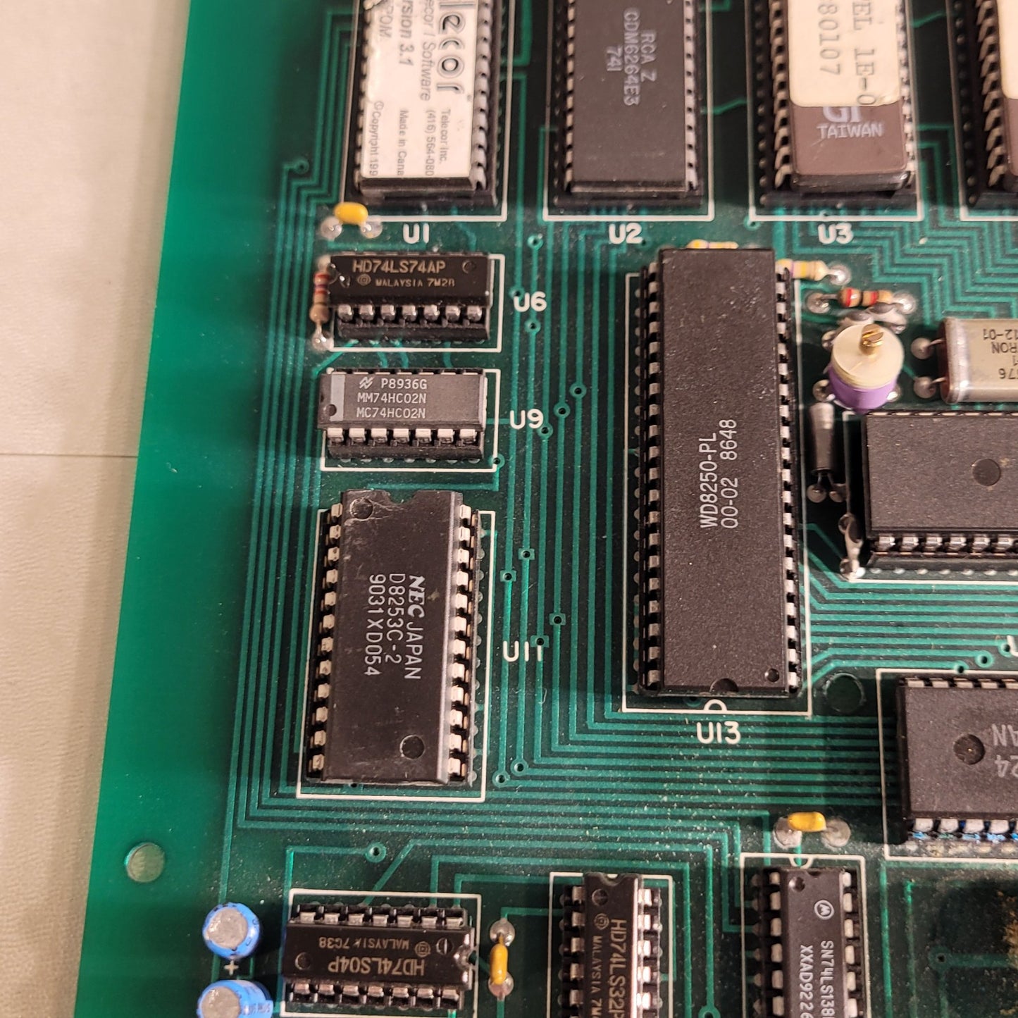 BCE Barrie Telecor TC32-CPU Rev 3 Circuit Board PCB Control Computer