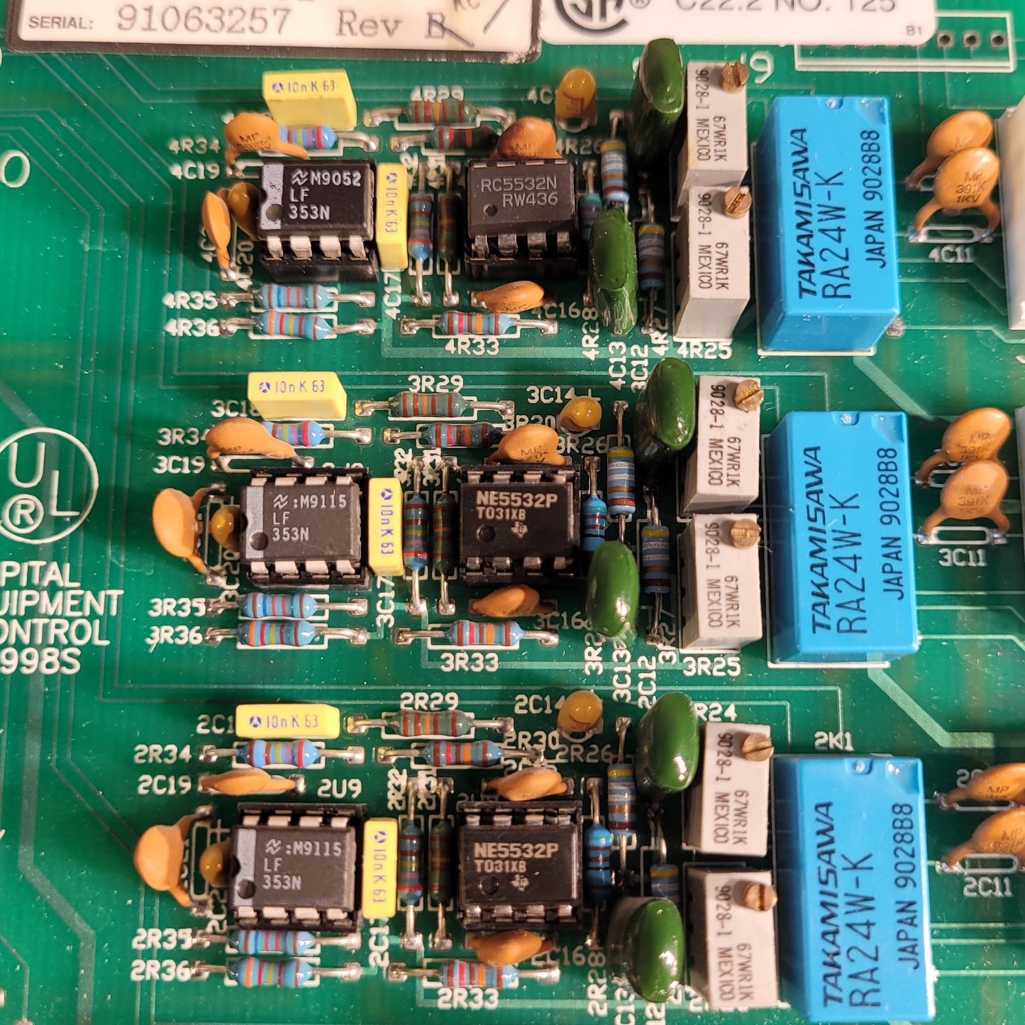 Fisher Berkeley HPC-CL-SI/O Circuit Board B09056-01 Control Computer Intercom